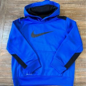 Boys Nike dri-fit sweatshirt, blue, size 5-6